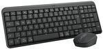 Logitech MK250 Combo Grafit, Kabellose Maus-Tastaturkombination, Bluetooth, 1000 DPI,
