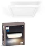 Philips Hue White Ambiance Aurelle Deckenleuchte wei&szlig; + integrierte LED 30x30cm