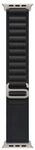 Apple 49 mm Alpine Loop Schwarz - Small - Titan Natur
