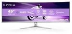 Philips Evnia 49M2C8900L 49 Zoll DQHD Curved QD-OLED 32:9 144 Hz Gaming Monitor