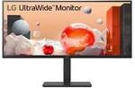 LG UltraWide 34BA75QE-B 34 Zoll UWQHD Curved IPS Office Monitor 21:9 60 Hz