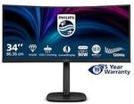 Philips 34B2U3600C 34 Zoll UWQHD VA Panel 21:9 120 Hz Curved Monitor