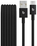 Beats USB-A zu USB-C gewebtes Kabel 1.5 m Bolt Black