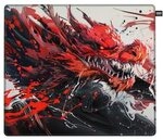 Cherry XTRFY GP6 Hydrus Red Gaming Mousepad | 460 x 400 mm, Stoff, Rutschfeste