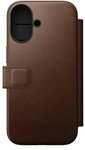 Nomad Modern Leather Folio iPhone 17 Brown