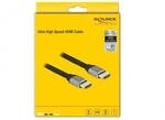 Delock Ultra High Speed HDMI Kabel 48 Gbps 8K 60 Hz grau 3 m zertifiziert