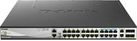 D-Link DMS-3130-30PS/E 30-Port Layer 3 Stackable Multi-Gigabit Managed PoE Switch