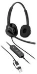 HP | Poly Mission 425 Stereo-Headset USB-C/A, kabelgebunden,