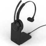 Jabra Evolve3 45 Mono MS Schwarz Kabelloses Bluetooth-Headset, USB-C Dongle und