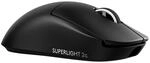 Logitech G PRO X SUPERLIGHT 2c SE Kabellose Gaming-Maus Schwarz | 44.000 DPI 