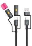 4smarts 4in1 USB-C Kabelset Explorer 60W 1m