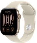 Apple Watch Series 12 GPS + Cellular 42mm Light Gold Aluminium Case with Sand Sport