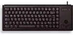 Cherry G84-4400 Compact Tastatur kabelgebunden, Schwarz (Layout: pan nordic)