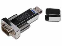 Digitus DA-70155-1, DIGITUS USB 1.1 Adapter USB-A zu Seriell St./St. schwarz