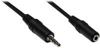 Good Connections 3,5mm Klinkenverl&auml;ngerung 5m schwarz