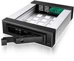 RaidSonic Icy Box IB-129SSK-B Wechselrahmen f&uuml;r 3,5"/2,5" SATA/SAS Festplatten