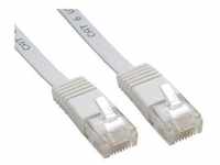 Good Connections Patch Flachband Netzwerkkabel RJ45 CAT6 3m Weiss