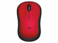 Logitech M220 Silent Kabellose Maus Rot