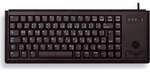 Cherry G84-4400 Compact Tastatur kabelgebunden, Schwarz