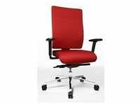 Topstar Bürodrehstuhl PROFI STAR 15, ergonomische Rückenlehne, rot