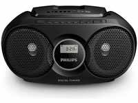 PHILIPS AZ215B/12, Philips AZ215B/12 CD-Radio schwarz