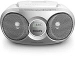 Philips AZ215S/12 CD-Radio Silber