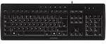 Cherry Stream Tastatur Tastatur kabelgebunden, Schwarz (Layout: englisch INT)