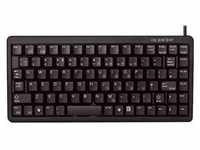 Cherry G84-4100 Compact Kabelgebundene Tastatur US Layout mit € USB schwarz