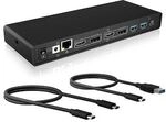 RaidSonic Icy Box IB-DK2245AC, USB-C 3.0 13-in-1 USB 3.0 Type-A + Type-C&reg; Dock mit