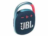 JBL Clip 4 blue/pink Tragbarer Bluetooth-Lautsprecher wasserdicht nach IP67