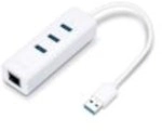 TP-LINK UE330 Gigabit Ethernet + 3-Port USB HUB USB3.0 Adapter