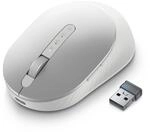 Dell Premier Wireless Mouse MS7421W Platinum Silver - Bluetooth, USB-Dongle,...