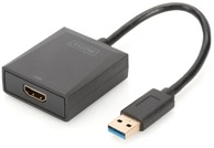 DIGITUS USB 3.0 zu HDMI Adapter Full HD schwarz