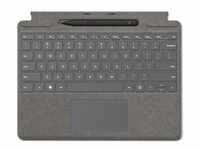 Microsoft Surface Pro Signature Keyboard Platin mit Slim Pen 2 8X6-00065