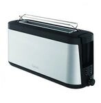 Tefal TL4308 Toaster Element 1000W Schwarz / Edelstahl mit Br&ouml;tchenaufsatz