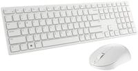 Dell Pro KM5221W Combo Wei&szlig; - 2.4Ghz, Batterie, 4000 DPI,