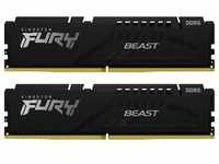 64GB (2x32GB) KINGSTON FURY Beast Black DDR5-5600 CL40 RAM Gaming Arbeitssp. Kit