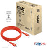 Club 3D USB 2.0 Typ-C Kabel USB-IF PD 240W St./St. 2m orange CAC-1573