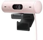 Logitech Brio 500 Full HD USB-C Webcam, Ros&eacute;