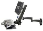 Ergotron Combo Arm Serie 200 schwarz fuer LCD bis 24 Zoll (45-230-200)