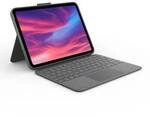 Logitech Combo Touch Tastatur-Case Grau f&uuml;r iPad 10,9 Zoll (2022), iPad 11...