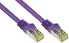 Good Connections 1,0m RNS Patchkabel mit Cat.7 Rohkabel S/FTP PiMF violett
