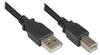 Good Connections USB 2.0 Anschlusskabel 3m St. A zu St. B schwarz