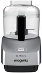 Magimix Le Micro K&uuml;chenmaschine Matt Chrome Kompakt-Zerkleinerer mit...