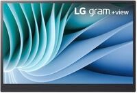 LG gram +view 40,6cm (16") 16:10 IPS WQXGA Monitor USB-C 350cd/m&sup2; 16MR70.ASDWU