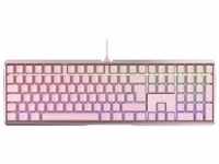 Cherry MX Board 3.0S kabelgebundene Gaming Tastatur pink DE Layout silent red