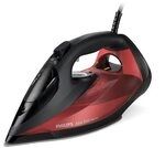 Philips DST7022/40 Dampfb&uuml;geleisen antihaftbeschichtet 2.800 W schwarz/rot