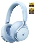 soundcore Space One True-Wireless Over-Ear Bluetooth-Kopfh&ouml;rer blau