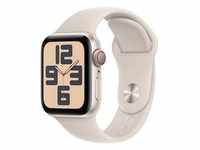 Apple Watch SE (2. Gen) LTE 40mm Alu Polarstern Sportarmband Polarstern - M/L