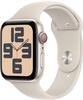 Apple Watch SE (2. Gen) LTE 44mm Alu Polarstern Sportarmband Polarstern - M/L
